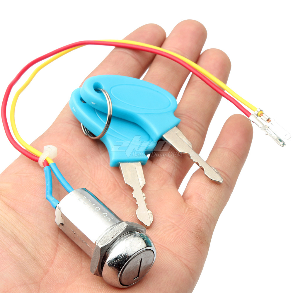 Mini Electric Car Scooter ATV ATV Moped Motorcycle Accessories Electric Door Lock Key Ignition Switch