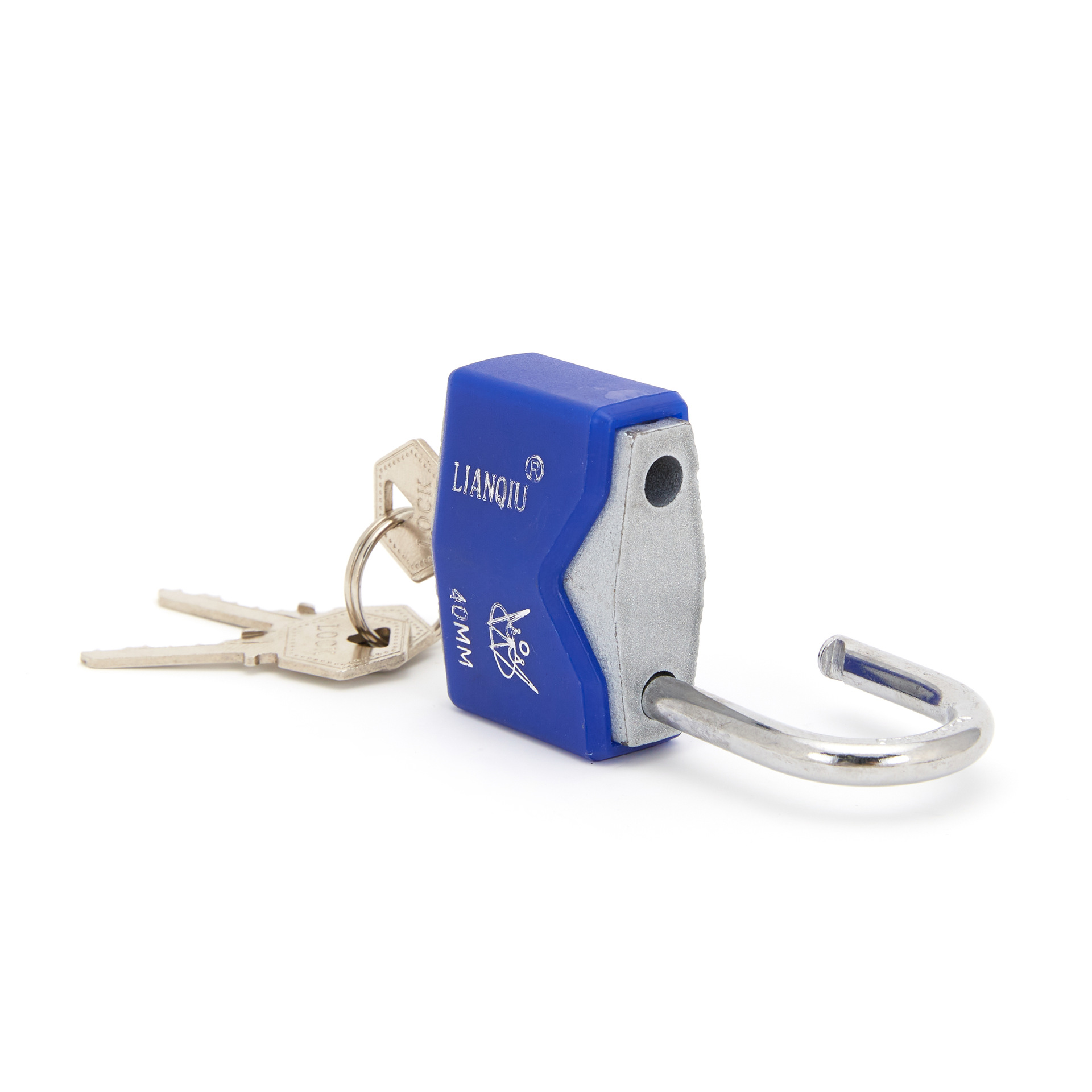 Plastic Rhombus Iron Core Padlock Factory Wholesale Pujiang Padlock Hardware Lock Door Lock Old Lock Head Padlock