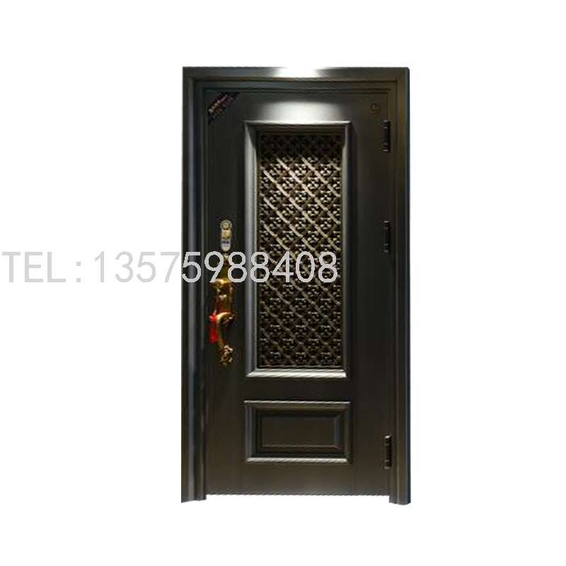 Class A Anti-Theft Door Household Entrance Door Smart Fingerprint Lock Door Steel Safety Door