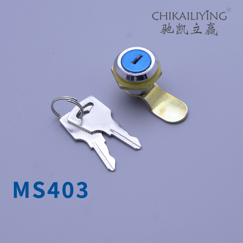 Supply Ms403 Electric Meter Box Distribution Box Small round Lock Information Access Box Equipment Cabinet Door Cam Lock Half Iron Cross Copper Cylinder