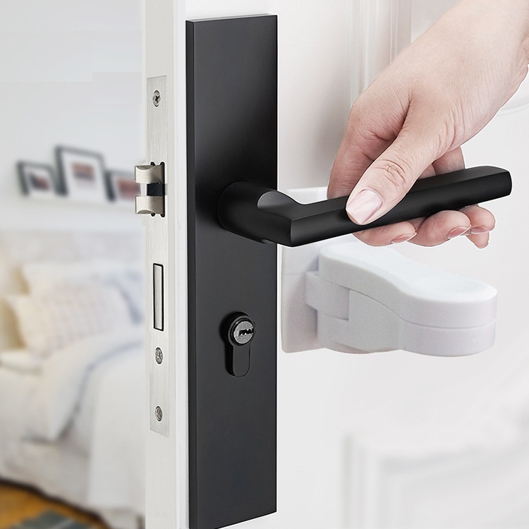 Cross-Border Hot Selling Children&#039;s Safety Door Handle Lock Door Lever Lock Anti-Open Door Baby Safety Lock