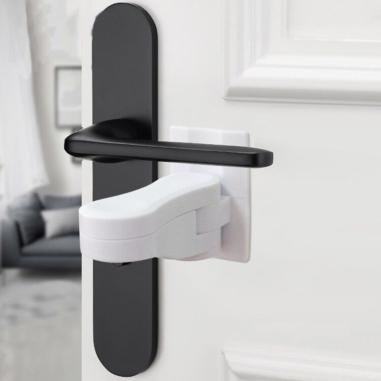Cross-Border Hot Selling Children&#039;s Safety Door Handle Lock Door Lever Lock Anti-Open Door Baby Safety Lock