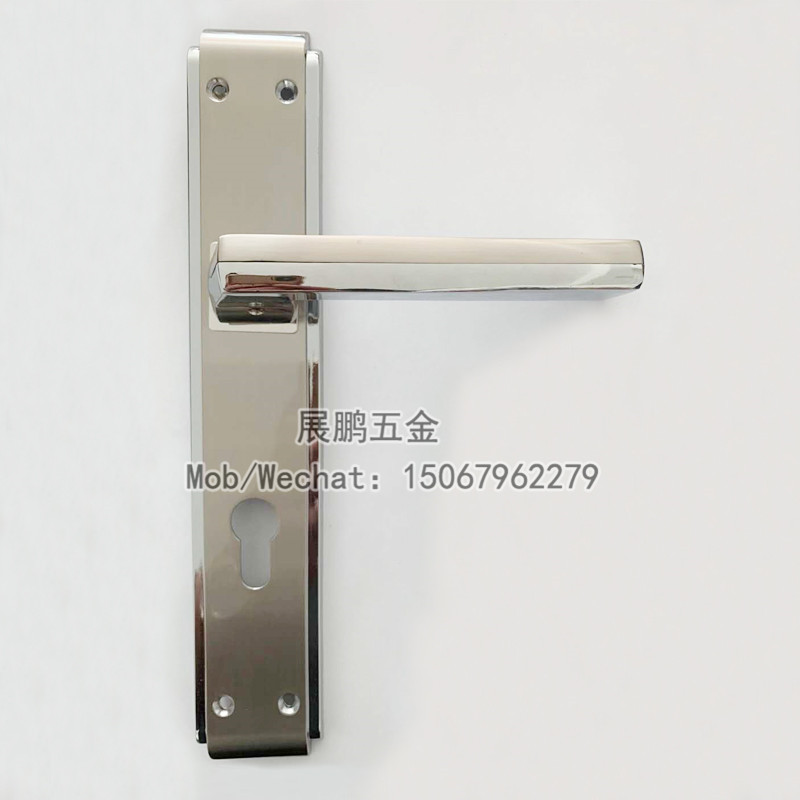 Zinc Alloy Lock European Zinc Alloy Gate Lock Room Door Lock Anti-Theft Lock Double Tongue Handle Lock