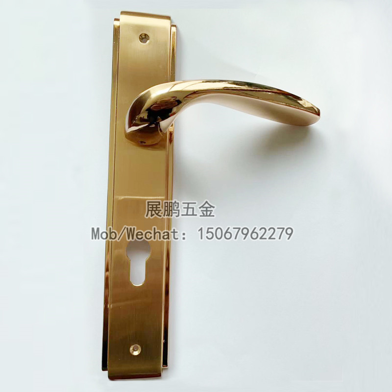 Zinc Alloy Lock European Zinc Alloy Gate Lock Room Door Lock Anti-Theft Lock Double Tongue Handle Lock