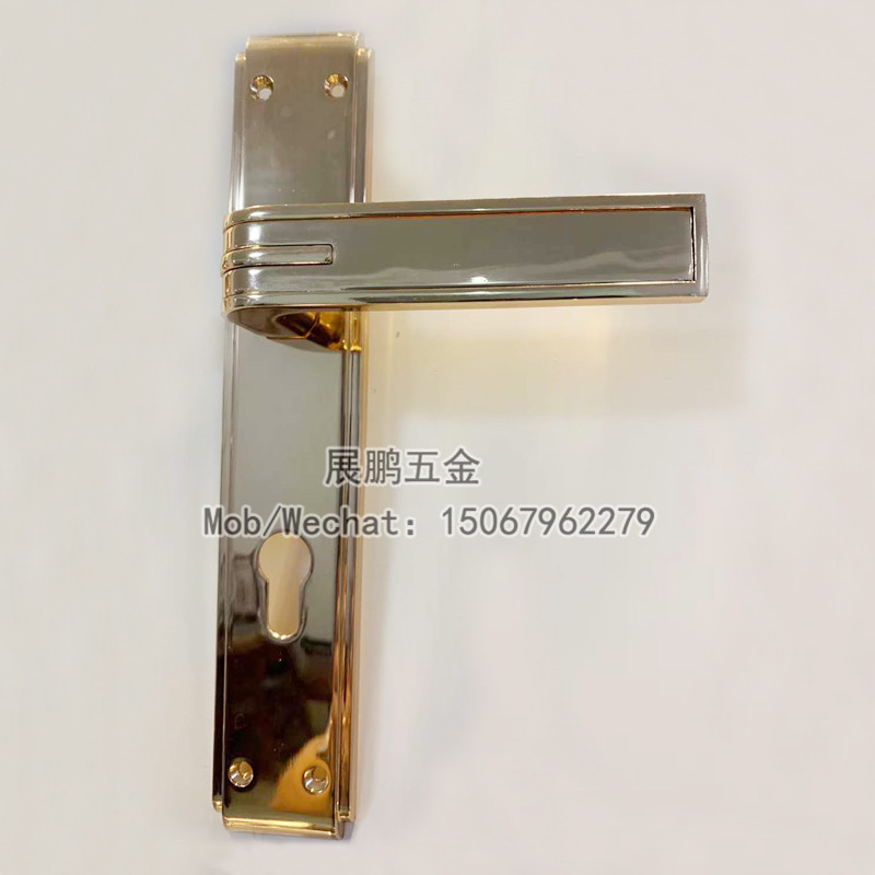 Zinc Alloy Lock European Zinc Alloy Gate Lock Room Door Lock Anti-Theft Lock Double Tongue Handle Lock