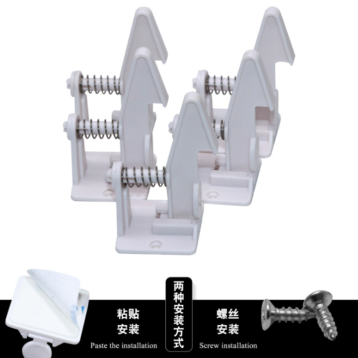 Children&#039;s Safety Lock Drawer Buckle Anti-Baby Hair Clip Hand Cabinet Sliding Door Lock Baby Protection Refrigerator Lock