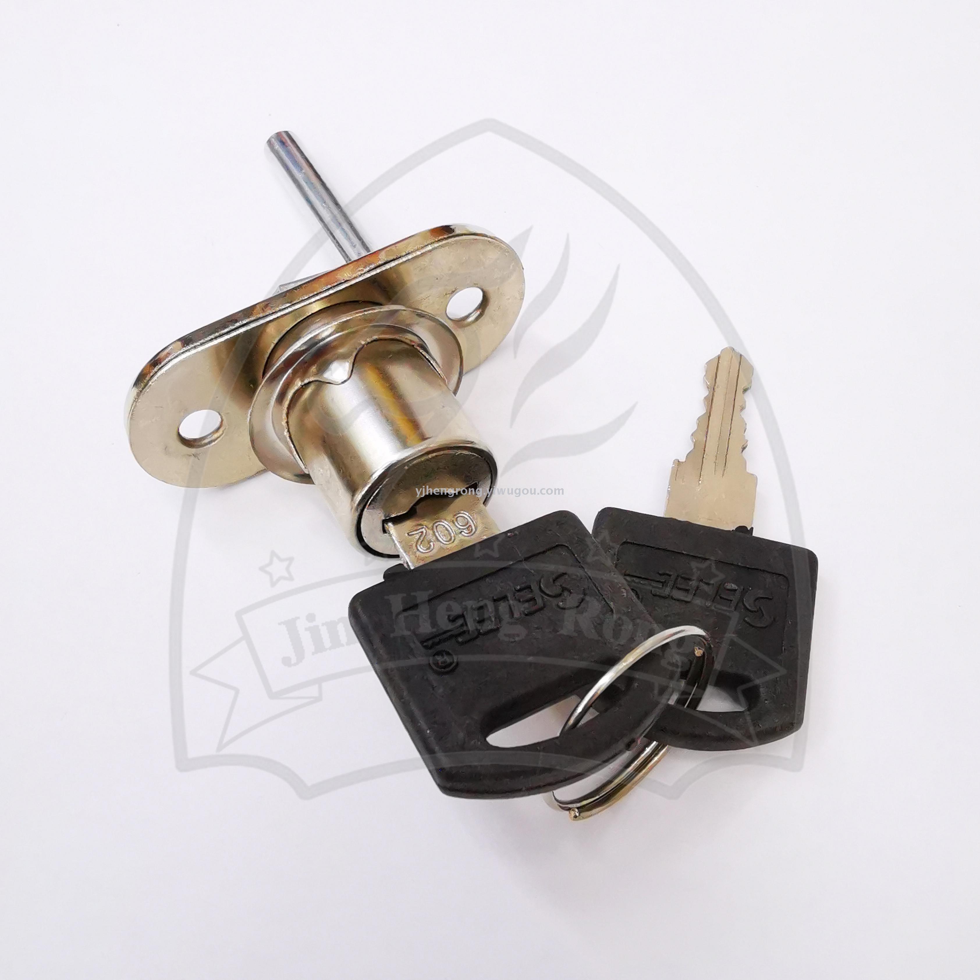 Drawer lock desk lock combination Lock one lock three Triple side wooden high quality computer desk household Cabinet door lock