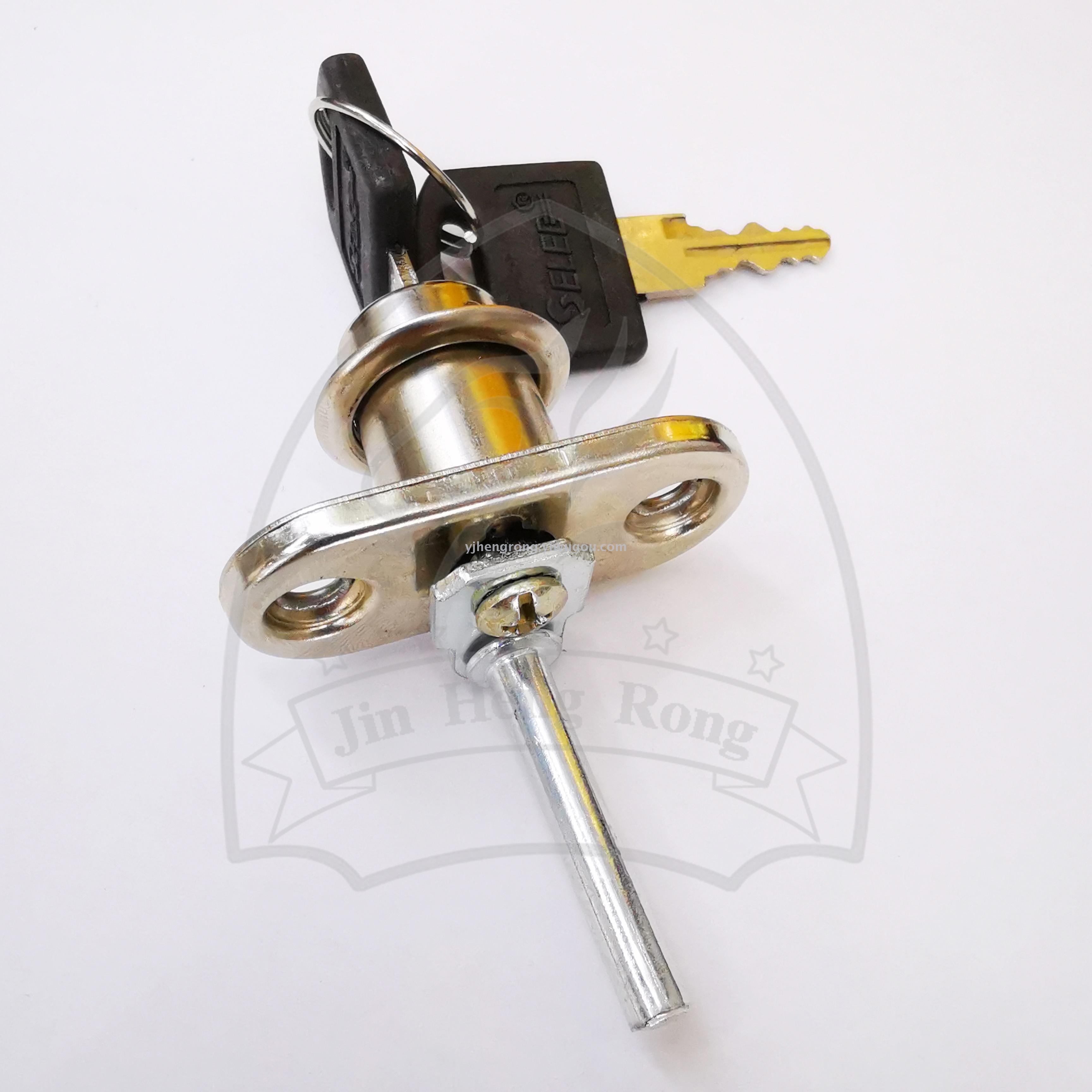 Drawer lock desk lock combination Lock one lock three Triple side wooden high quality computer desk household Cabinet door lock