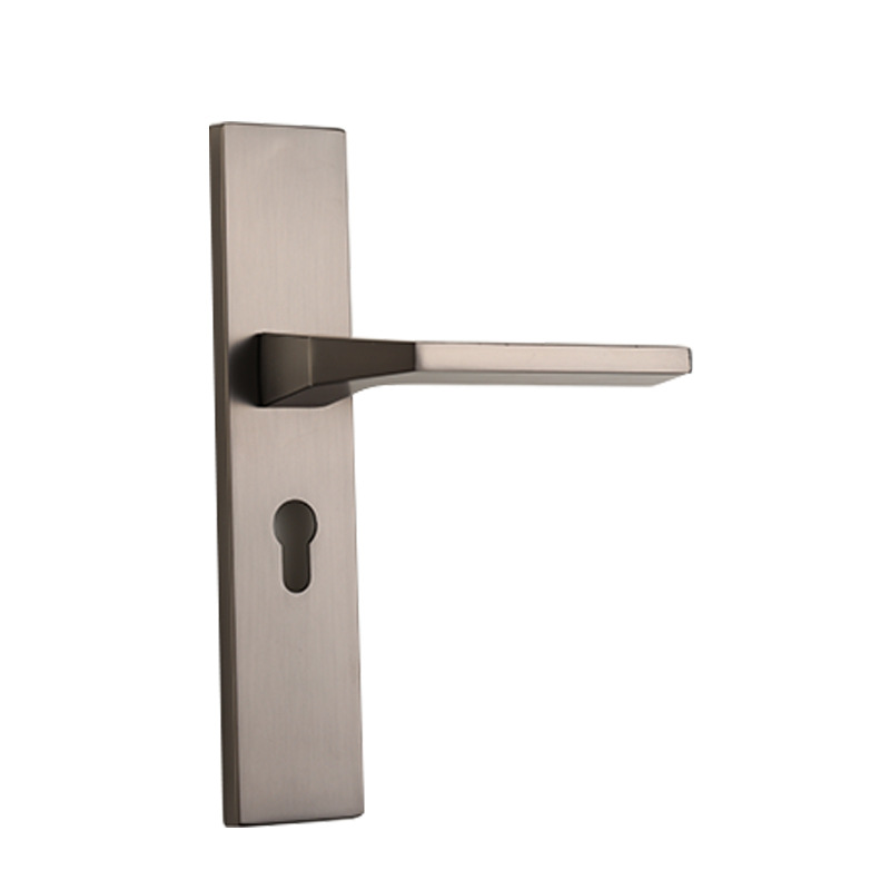  Simple Silent Door Lock Room Bedroom Handle Mechanical Zinc Alloy High-End Doorknob Protector