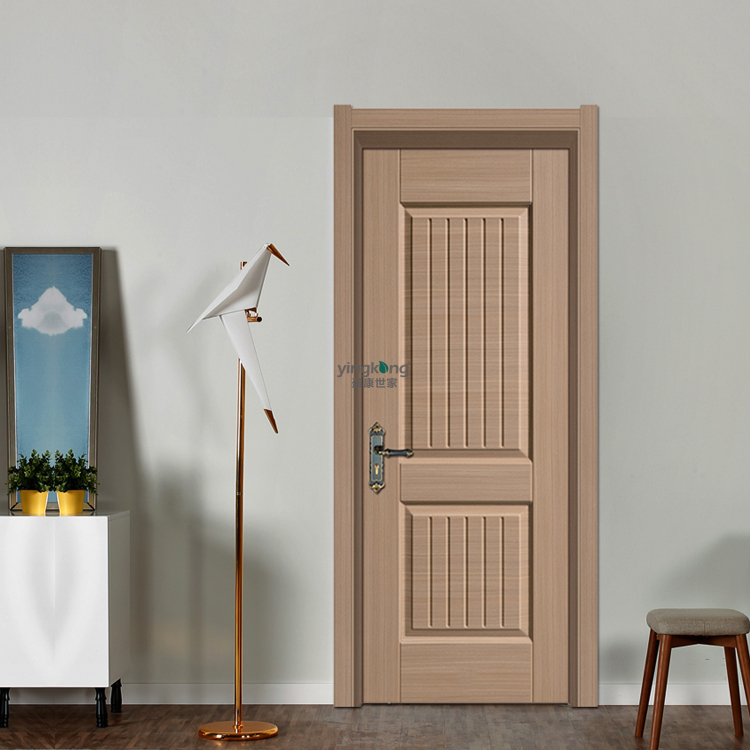 Yingkang Toilet Door Pvc Bathroom Door Modern Bedroom Door With Locks And Handles  SoundproofwaterproofEco-friendly