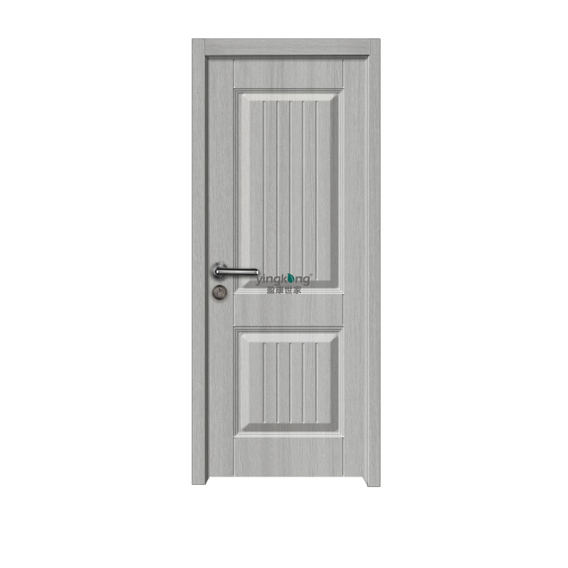 Yingkang Toilet Door Pvc Bathroom Door Modern Bedroom Door With Locks And Handles  SoundproofwaterproofEco-friendly