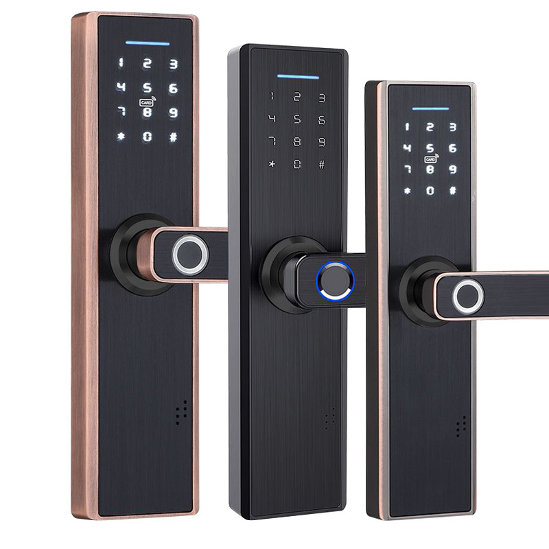  Household Anti-Theft Door Lock Fingerprint Lock Combination Lock Fingerprint Door Lock Electronic Lock Open 