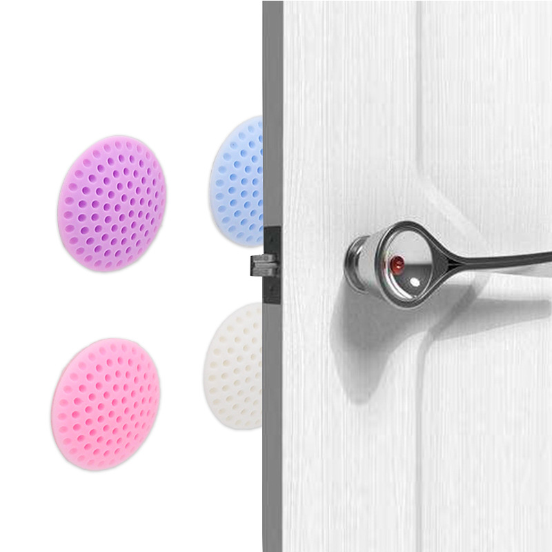 Thickened Silicone Wall Crash Pad behind the Door Silent Silencer Bumper Door Handle Door Lock Protective Pad Anti-Vibration Pad