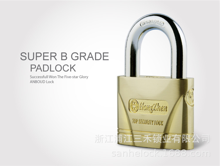 Zinc Alloy Door Lock Padlock Security Lock European-Style Padlock Lock