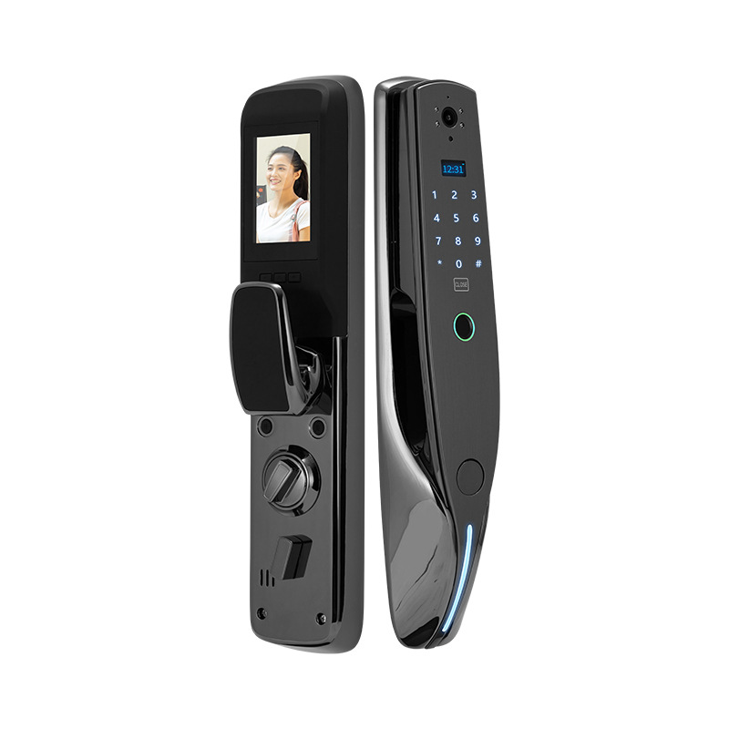 Lanjun Warwolf II Fingerprint Lock Automatic Password Smart Home Electronic Household Anti-Theft Door Lock Factory Wholesale