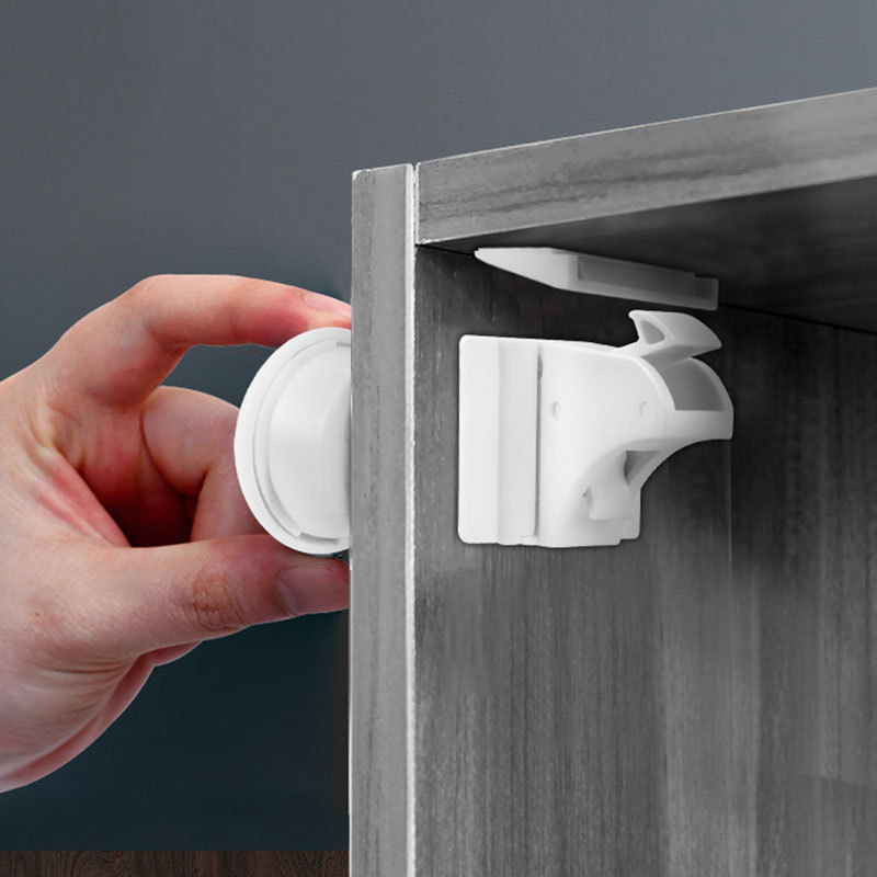 Children&#039;s Protective Magnetic Lock Baby Cabinet Door Drawer Invisible MultiFunctional Safety Lock Drawer 41 Safety Lock