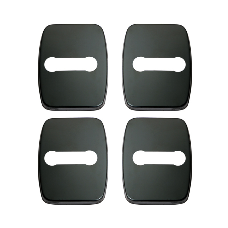Door Lock Buckle Cover AntiRust AntiCollision Cover Protective Cover Modification Suitable for BMW Door Lock Cover