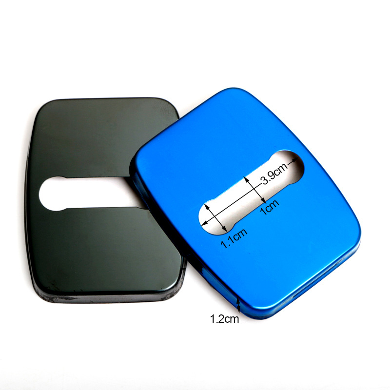 Door Lock Buckle Cover AntiRust AntiCollision Cover Protective Cover Modification Suitable for BMW Door Lock Cover