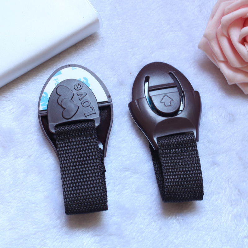 Infant Toilet Safety Lock Child Safety Supplies Woven Belt Drawer Lock Baby Lengthened Cabinet Door Ribbon Lock