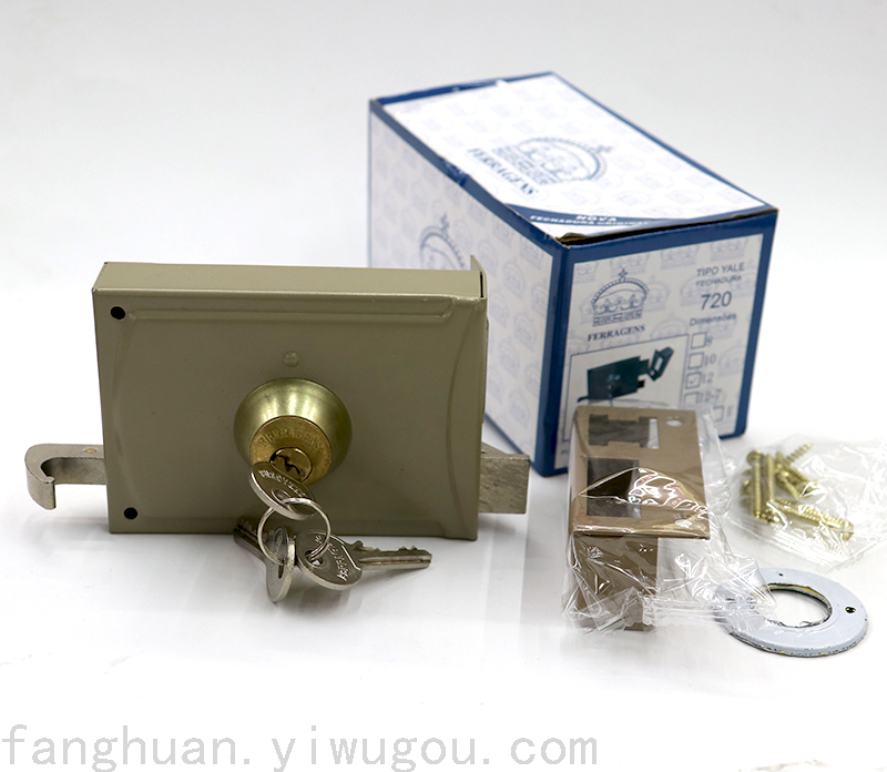 Factory Direct Sales Door Lock High Quality Copper Core Door Lock Home Outer Door Inner Door Lock