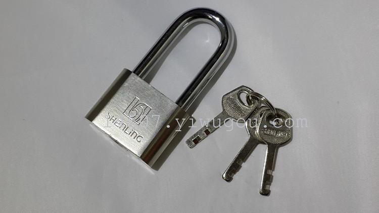 River gods imitation stainless steel 50MM round angle blade iron padlock lock door locks