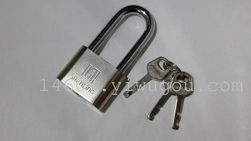 River gods imitation stainless steel 50MM round angle blade iron padlock lock door locks