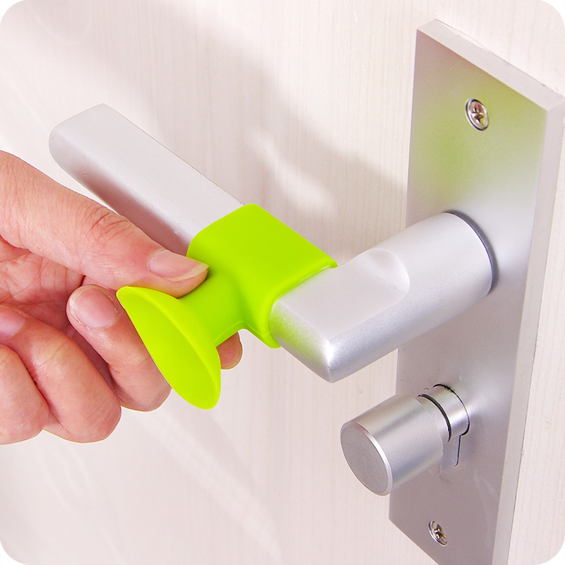 Creative Suction-Cup-Style behind the Door Collision Pad Door Handle Door Lock Silencer Protective Pad behind the Door Silent Bumper