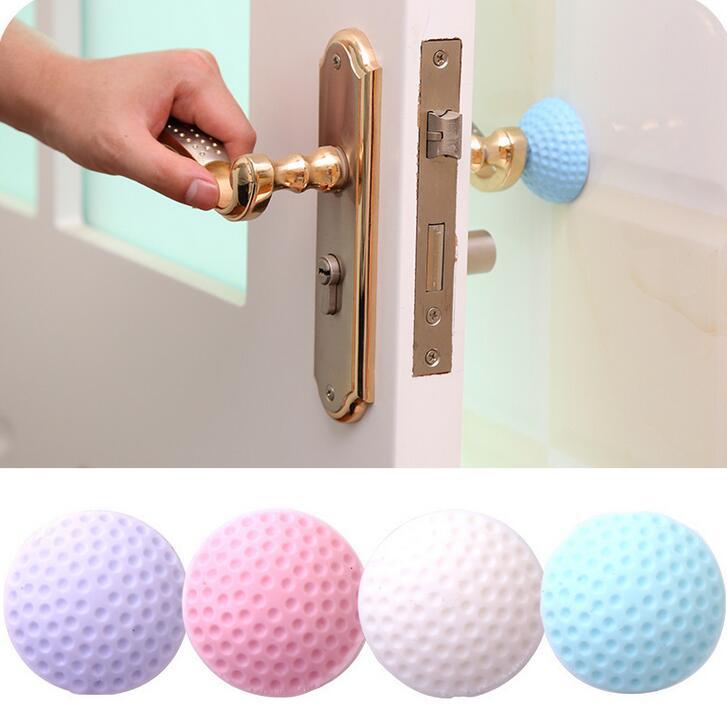 Thick Solid Color Wall Crash Pad behind the Door Silent Bumper Door Handle Door Lock Protective Pad Rubber Anti-Vibration Pad
