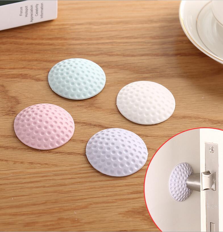 Thick Solid Color Wall Crash Pad behind the Door Silent Bumper Door Handle Door Lock Protective Pad Rubber Anti-Vibration Pad