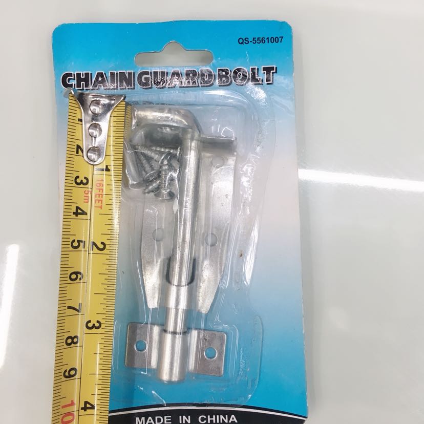 Stainless steel padlock latch bolt left and right latch lock lock lock security door latch lock toilet door latch bolt