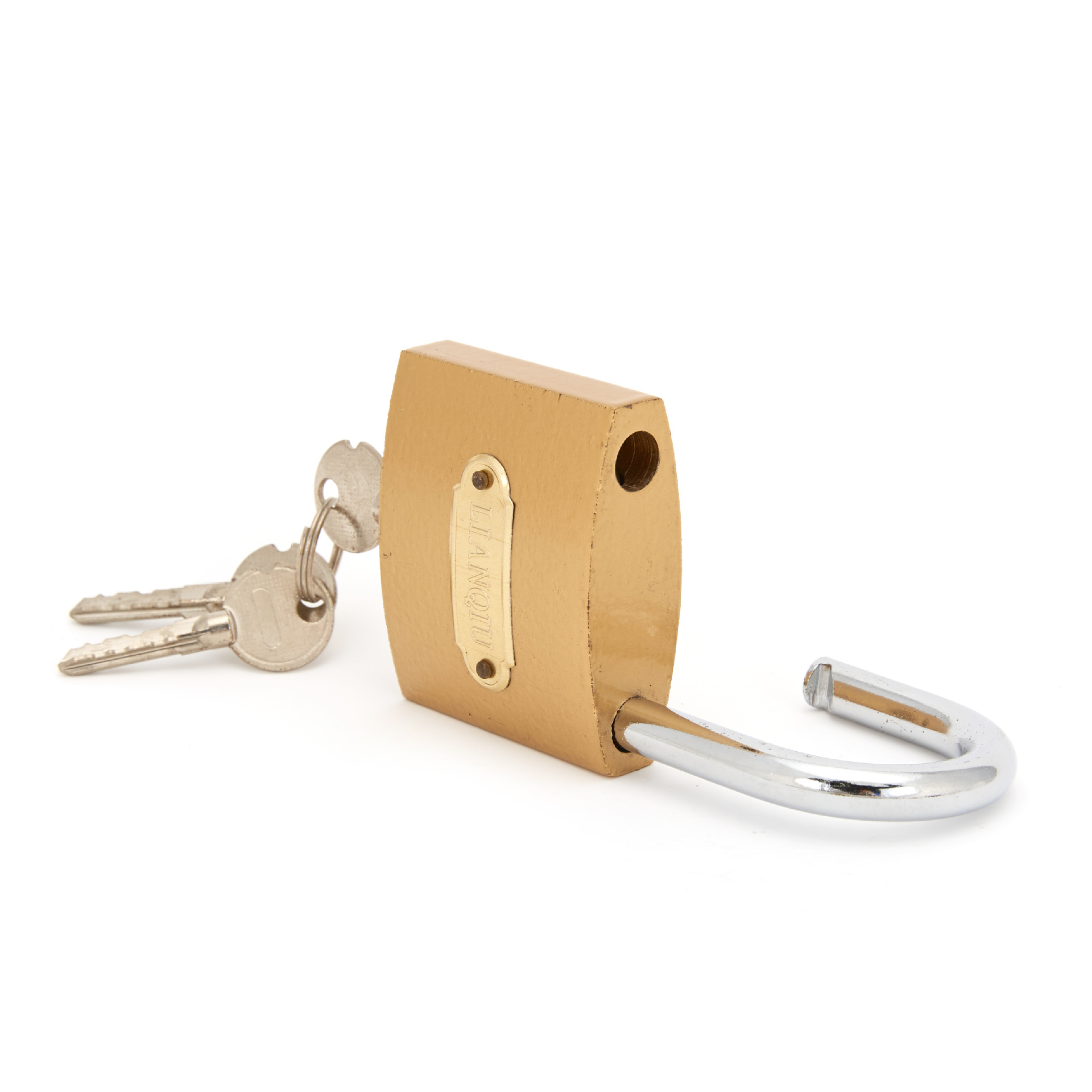 32mm Cross Imitation Copper Yellow Imitation Copper Padlock Wholesale Drawer Dormitory Door Students Wholesale Lock Head Warehouse Direct Supply