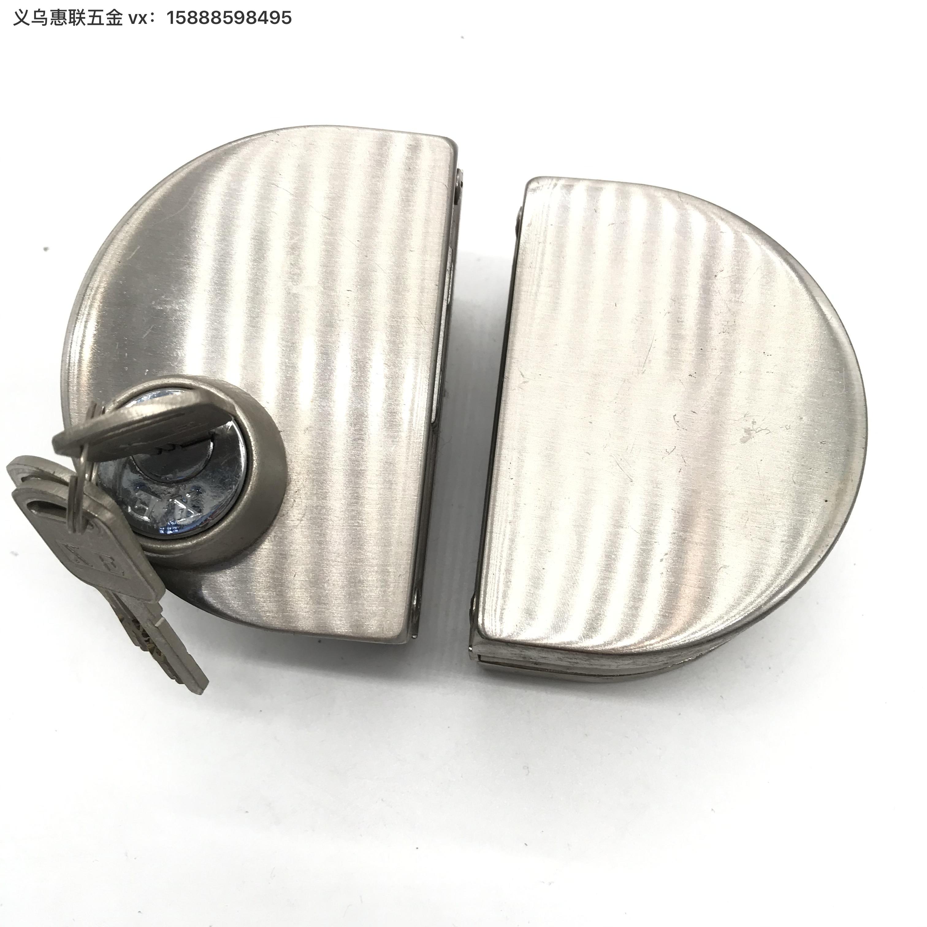 Factory Direct Sales Household Glass Door Lock Two-Way Door Lock Household Bag Hardware Lock Door Parts