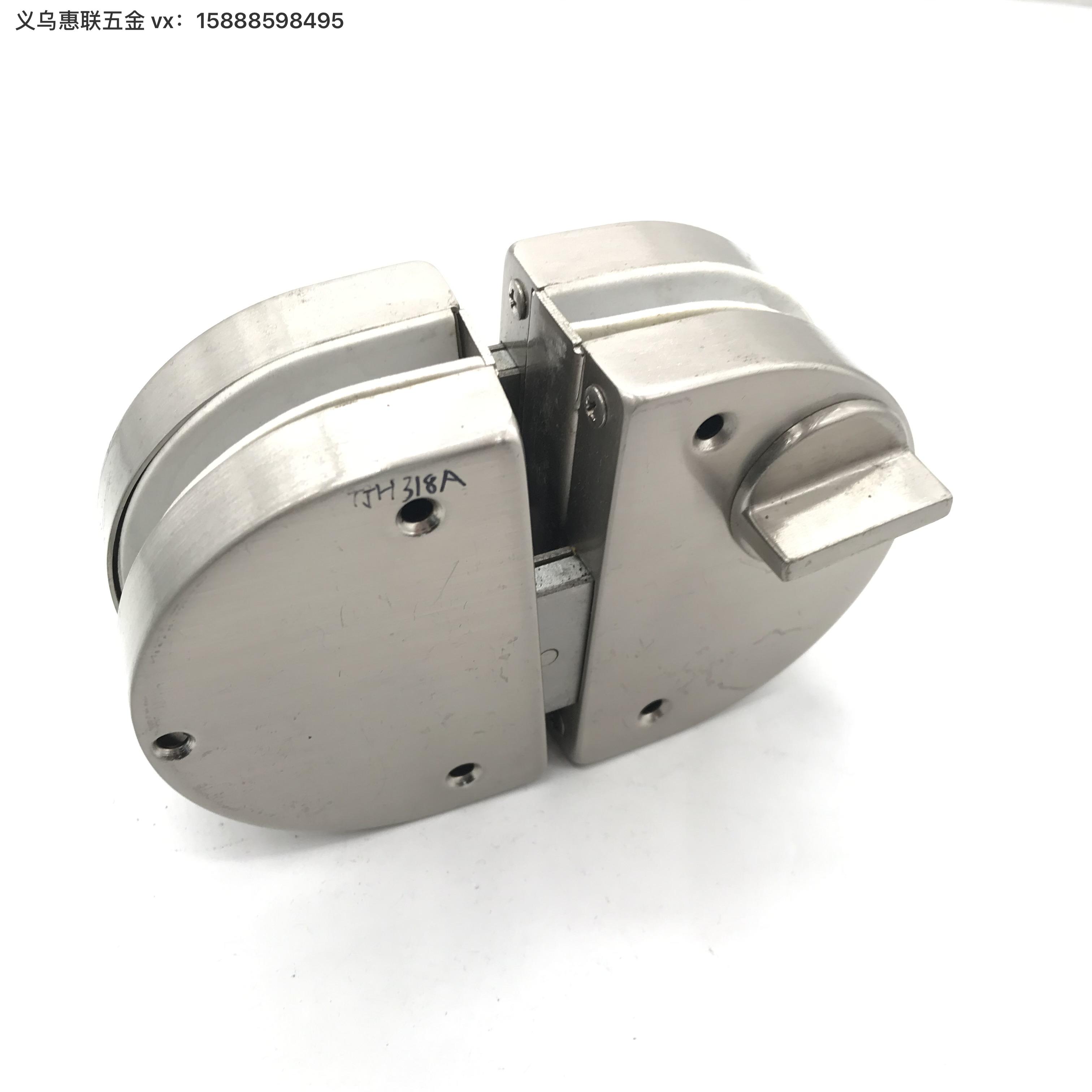 Factory Direct Sales Household Glass Door Lock Two-Way Door Lock Household Bag Hardware Lock Door Parts
