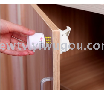 Magnet baby lock drawer lock cabinet door lock multifunctional lock TV computer shopping