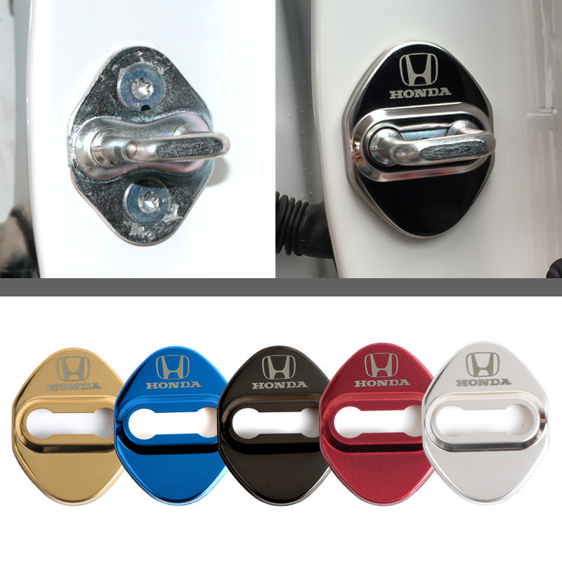 Accord Fit Ji Ji Jie De CRV Stainless Steel Car Door Lock Protective Cover Automobile Door Lock Buckle Cover
