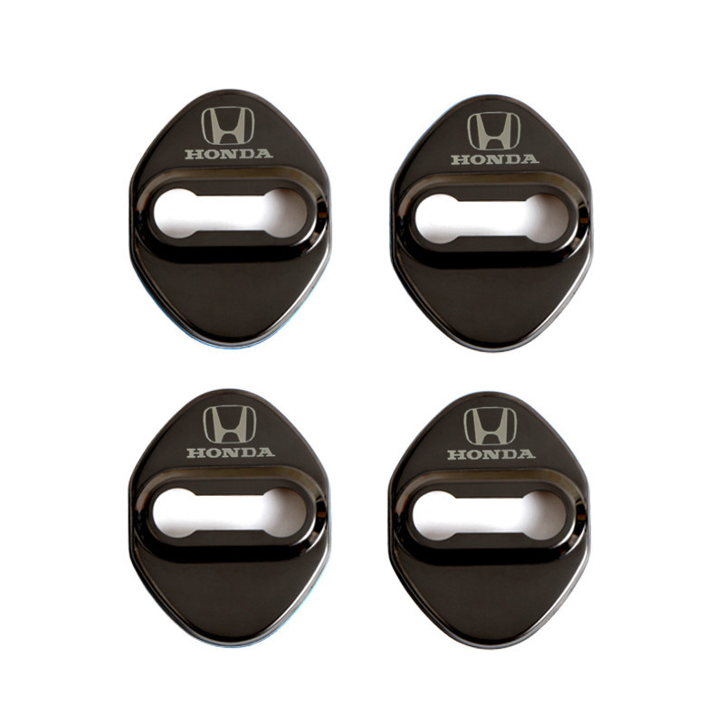 Accord Fit Ji Ji Jie De CRV Stainless Steel Car Door Lock Protective Cover Automobile Door Lock Buckle Cover