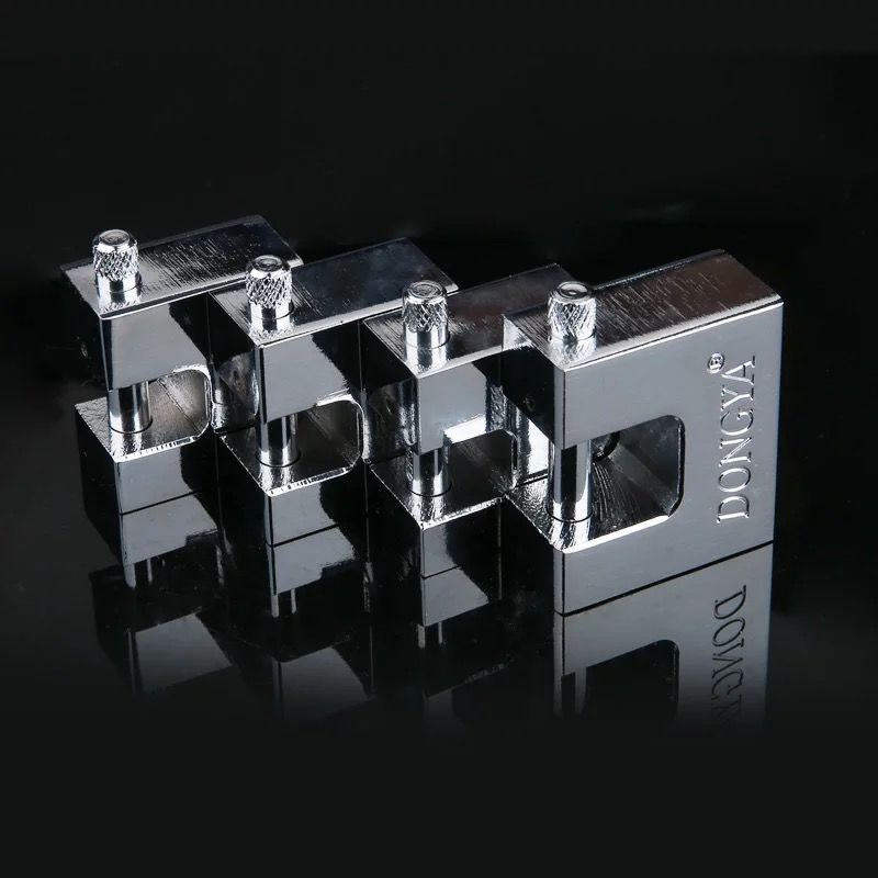 Rectangular Lock Open Padlock Horizontal Small Lock Waterproof Anti-Rust Anti-Skid Lock Door Padlock Security Lock Open Lock