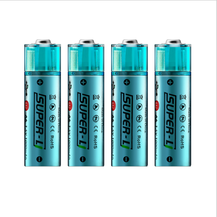 New Rechargeable Battery No. 5 Smart Door Lock 1.5V Universal USB Chargable Lithium Battery