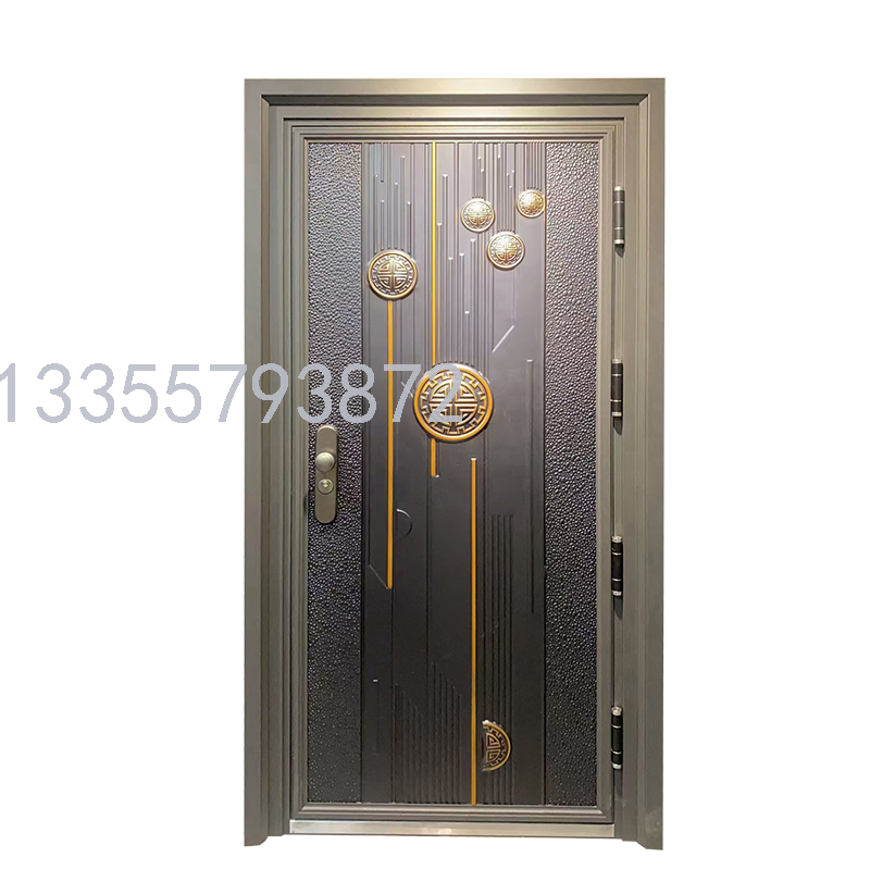 Class A Anti-Theft Door Household Entrance Door Smart Fingerprint Lock Door Steel Safety Door