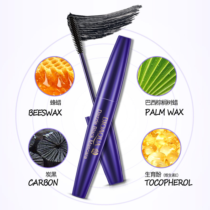 Bioaqua Mascara Long Curling Waterproof Growth Dense Lock Color Makeup Makeup Mascara Wholesale