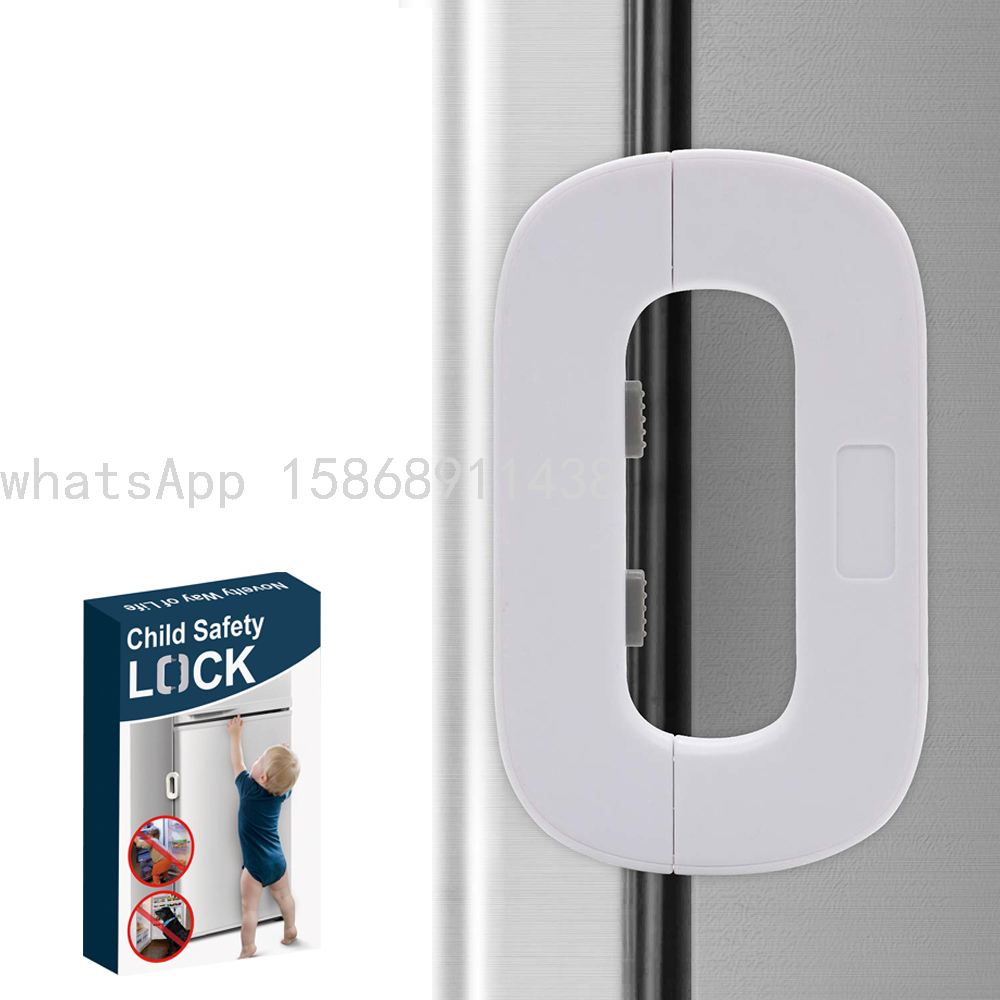 Home Refrigerator Fridge Freezer Door Lock -Baby Safety Child Lock,Latch Catch Toddler Kids Child Cabinet Fridge Locks