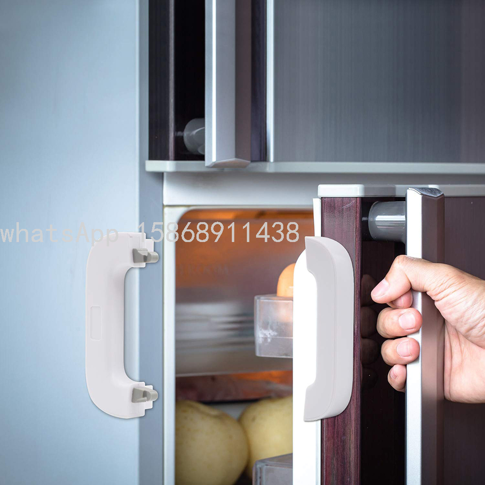 Home Refrigerator Fridge Freezer Door Lock -Baby Safety Child Lock,Latch Catch Toddler Kids Child Cabinet Fridge Locks