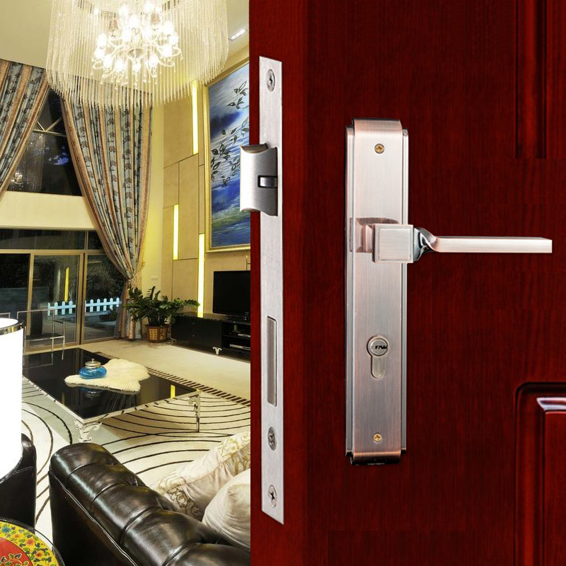 The door lock handle classical classical European outdoor indoor door lock handle