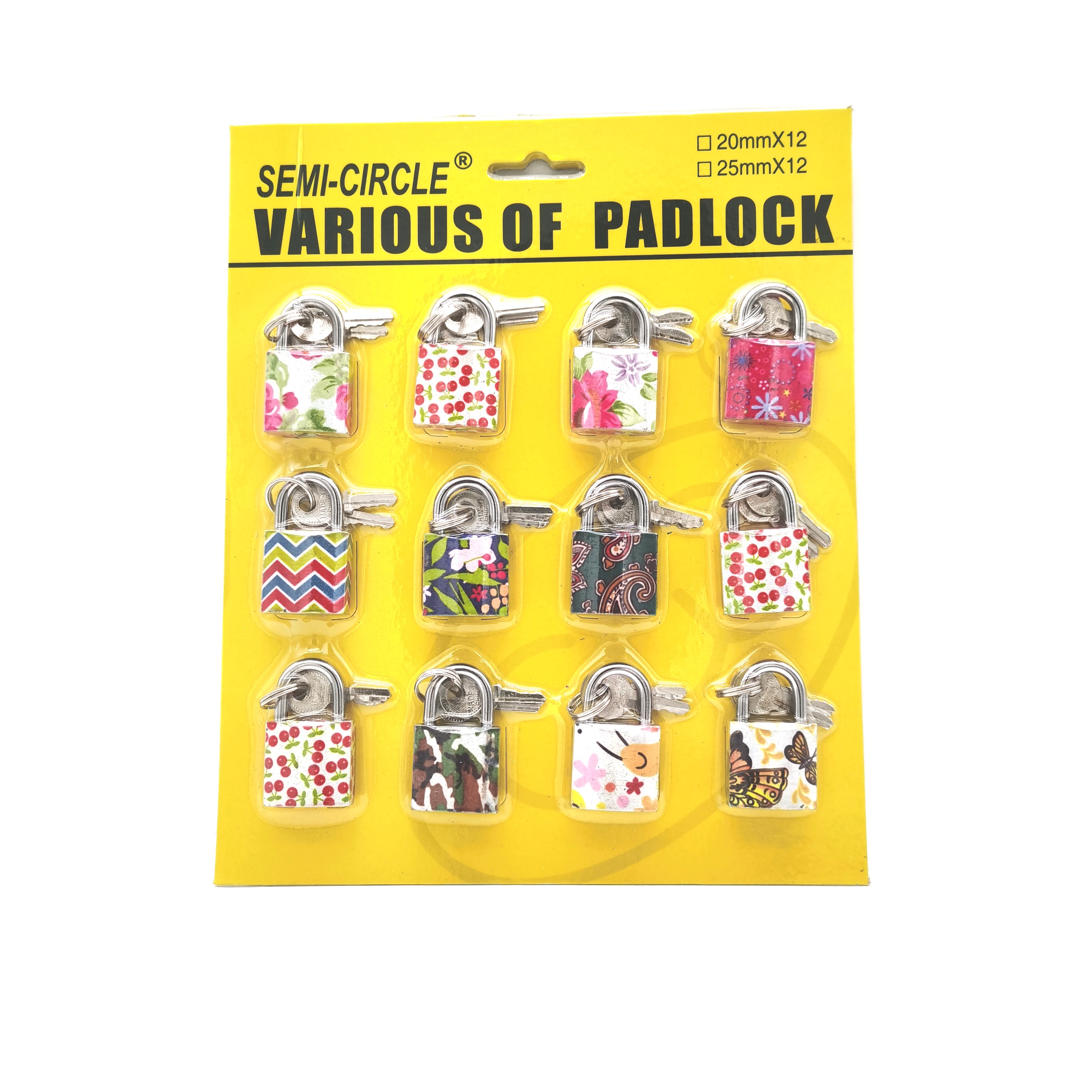 Lock Padlock Iron Padlock Spray Flower Lock Flower Lock Student Dormitory Dormitory Door Cabinet Lock Cartoon Lock