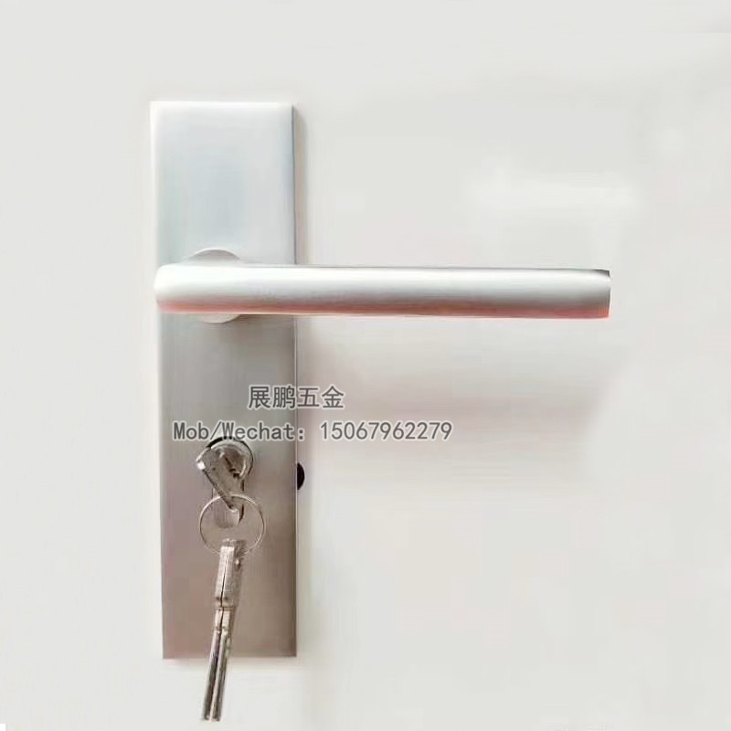 Factory Direct Sales American Simple Door Lock Aluminum Alloy Household Split Door Lock Silent Bedroom Aluminum Handle
