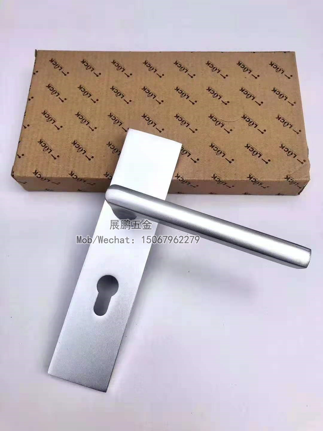 Factory Direct Sales American Simple Door Lock Aluminum Alloy Household Split Door Lock Silent Bedroom Aluminum Handle