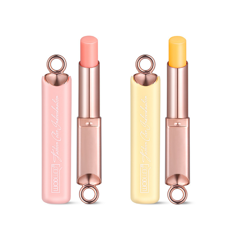 Wodwod Dazzling Color Lock Moisturizing Temperature Change Lipstick Lip Hydrating Moisturizing and Nourishing Anti-Chapping Girl Color Changing Lip Balm