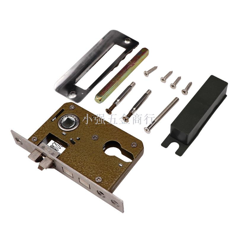 Door lock archaize hotel door lock copper lock body room lock thickened handle lock core