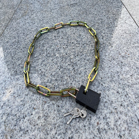 Electromobile Lock Chain Lock Glass Door Lock Iron Chain Lock Bicycle Lock Bicycle Lock Chain Lock Mountain Bicycle Lock
