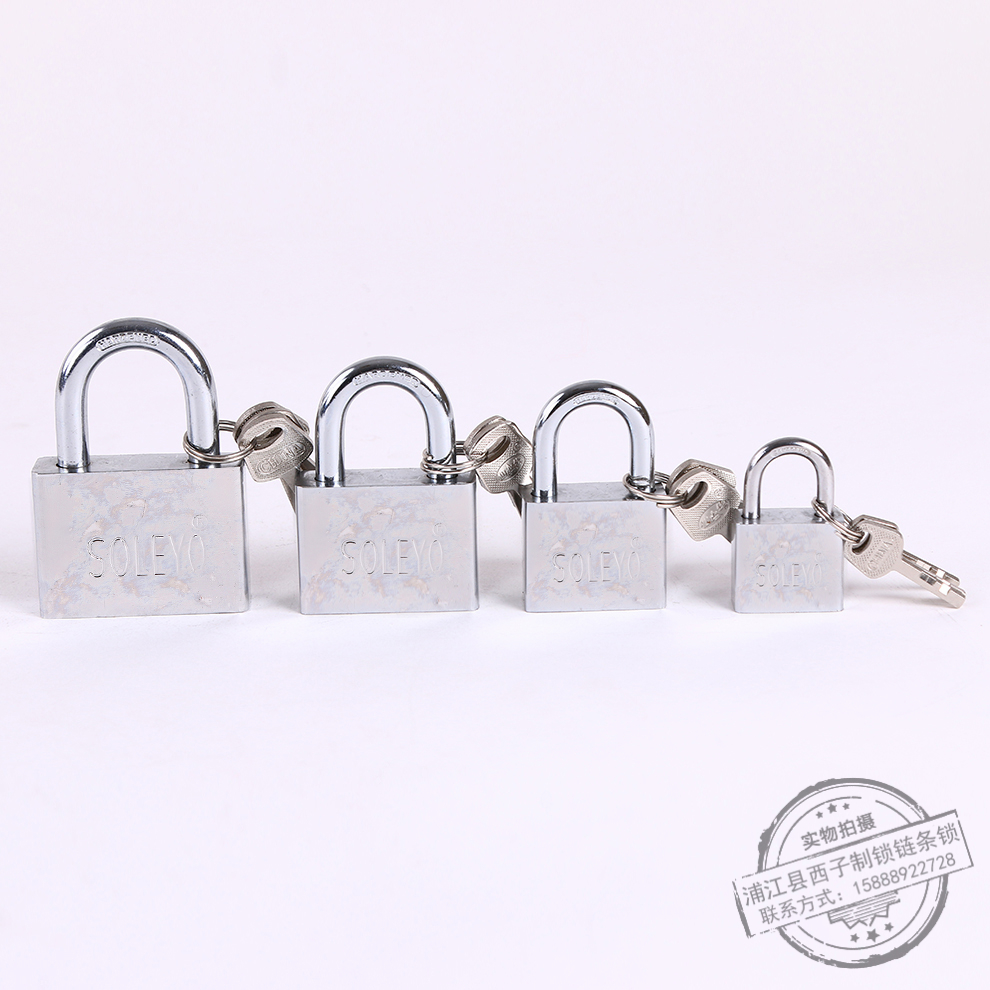 Large Dormitory Padlock Anti-Collision Waterproof Anti-Rust Household Rainproof Lock Head Cabinet Toolbox Carriage Lock Cabinet Door Lock